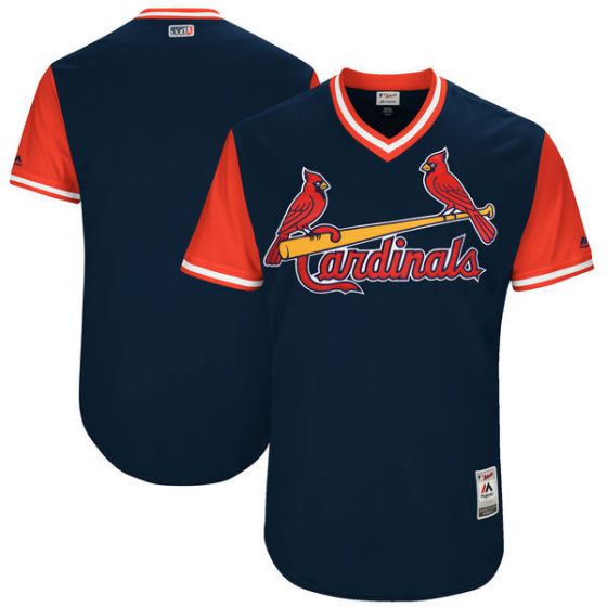 Men St Louis Cardinals Blank Blue New Rush Limited MLB Jerseys